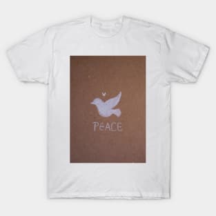 P E A C E   D O V E - Watercolor Illustration T-Shirt